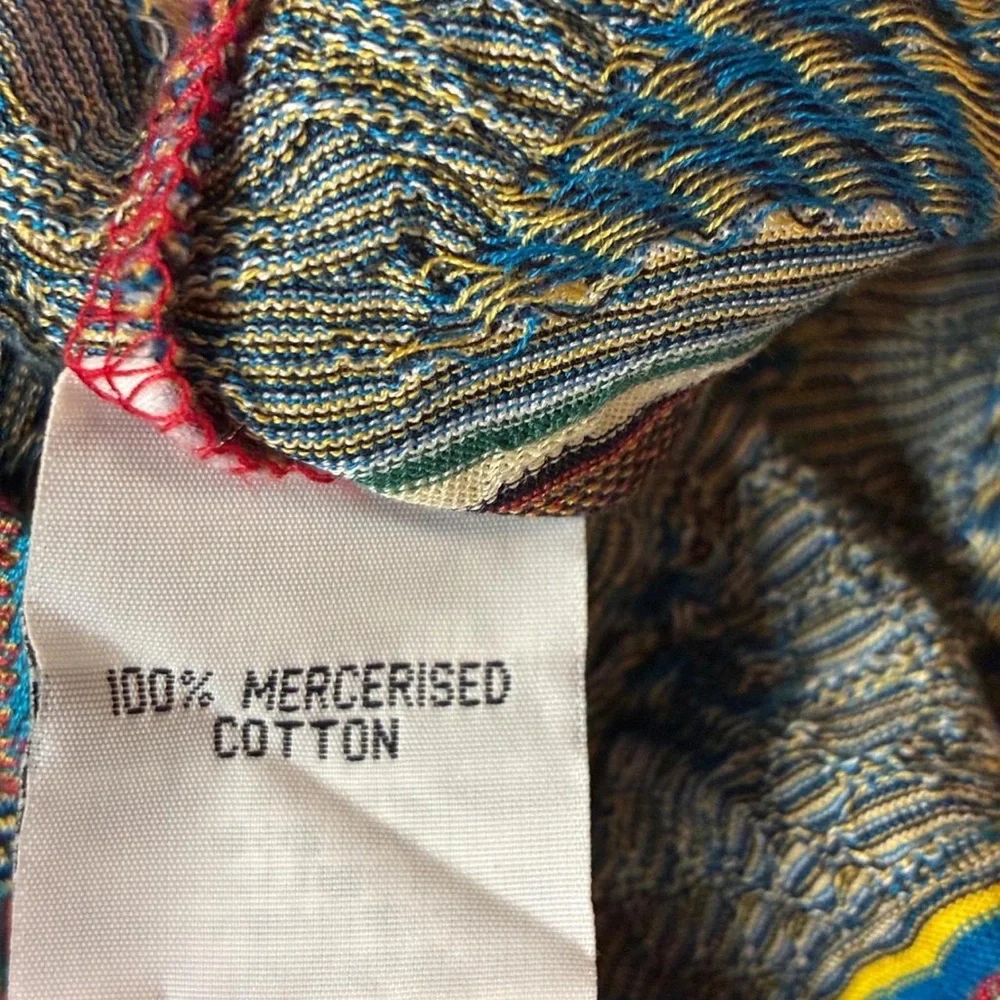 COOGI Men's Vibrant Abstract Button Down Shirt - Picture 10 of 11